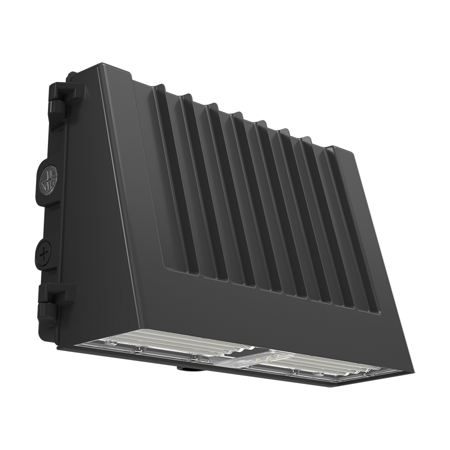 RAB Lighting SLIM17 Full Cutoff Wall Pack, 40W, CCT Selectable, Motion Sensor, DLC Premium, Bronze, SLIM17FAFC40/MVS
