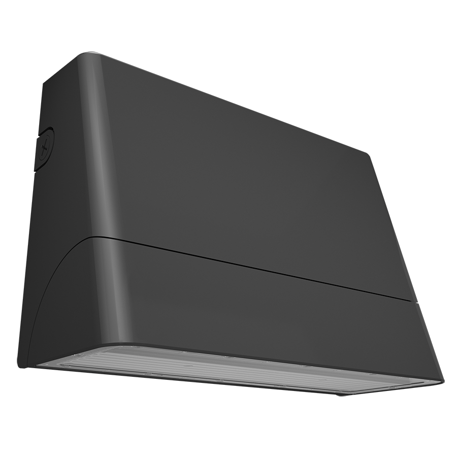 RAB Lighting SLIM22 Large Wall Pack, 150/125/100/75W, CCT Selectable, Adjustable Optic, DLC Premium, Bronze, SLIM22-L-150