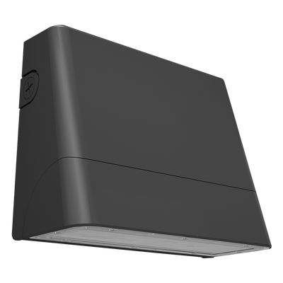 RAB Lighting SLIM22 Wall Pack Small, 60/50/40/30W, CCT Selectable, Battery Backup, Adjustable Optic, Bronze, SLIM22-S-60/E