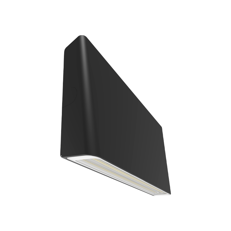 RAB Lighting SLIMLY Wall Pack, 29/45/60W, 3000K, LightCloud Blue Control, 120-277V, Bronze, SLIMLY/LCB