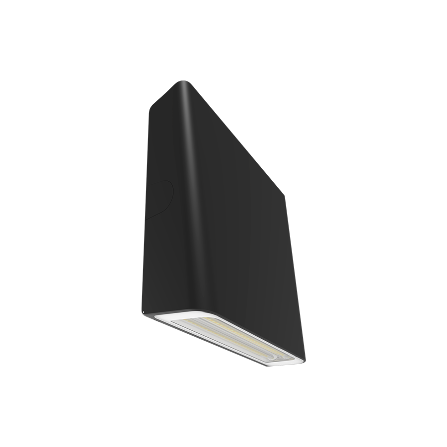 RAB Lighting SLIM Small Wall Pack, 18/28/38W, CCT Selectable, Field-Adjustable, LightCloud Control, Bronze, SLIMS/LC