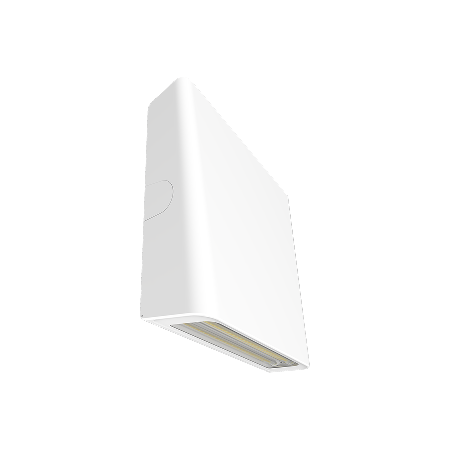 RAB Lighting SLIM Small Wall Pack, 18/28/38W, 3000K, LightCloud Blue Control, White, SLIMSYW/LCB