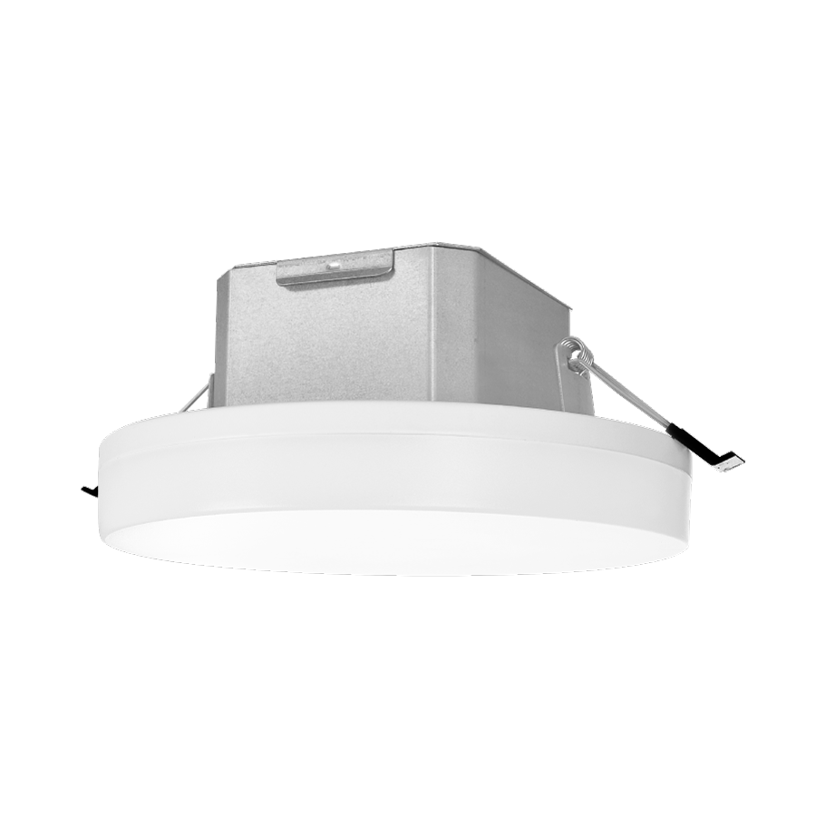 RAB Lighting 6" 12 Watt 3-in-1 LED Downlight, Back-lit, CCT Selectable, 1,067 Lumens, 120V, SM3N1-6R-12-9CCT-120-W-BL