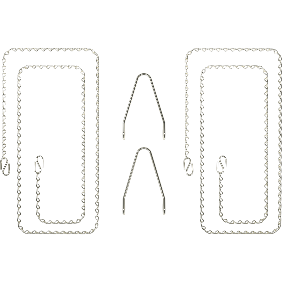 RAB Lighting SR V-Hook Mount Kit, 2'/4'/8', White, SR VHOOK KIT