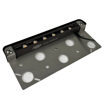 ABBA Lighting STB05R, 12V AC/DC, 3000K, 120° Beam, CRI 80+, Stainless Steel/Black, STB05R