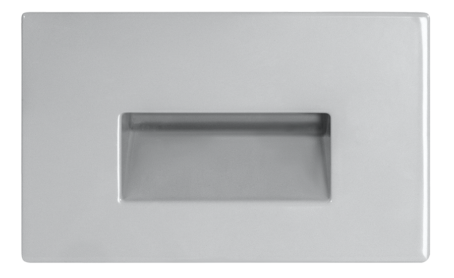 RAB Lighting FSLEDH Steplight, 3W, 3000K, 57 lm, Horizontal Recessed, Silver, FSLEDH3YS/120