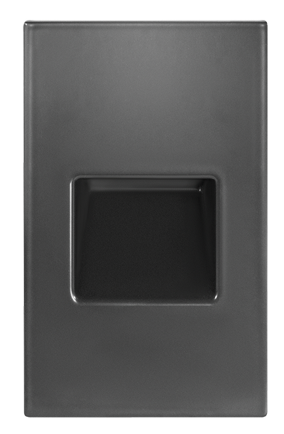 RAB Lighting 3 Watt Vertical Recessed LED Step Light, 2700K, 34 Lumens, 120V, Bronze, FSLEDV3YY/120