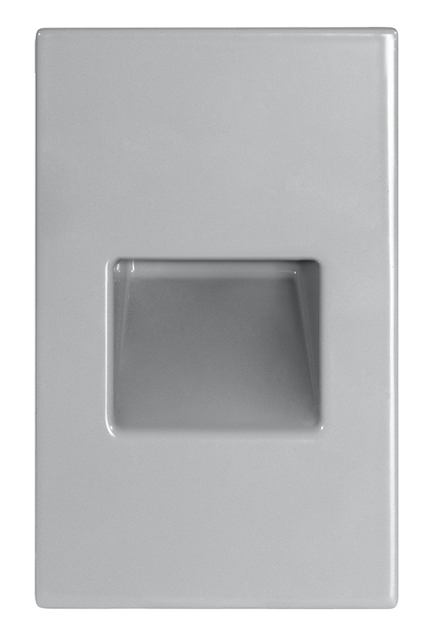 RAB Lighting FSLEDV3 Steplight Recessed, 3W, 3000K, 120V, Silver, FSLEDV3YS/120