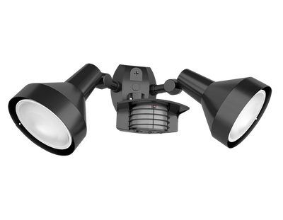 RAB Lighting STEALTH Sensor + PAR LED Lamp Kit, Bell Hood, 200° Detection, CCT Selectable, 38W, 3,600 Lumens, 120-277V, Bronze, STL200H/L