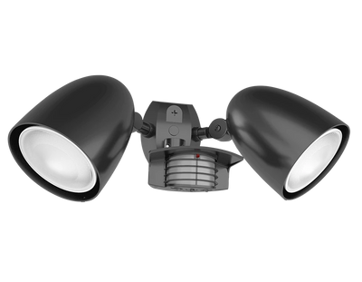 RAB Lighting STEALTH Sensor + PAR LED Lamp Kit, Bullet Hood, 200° Detection, CCT Selectable, 38W, 3,600 Lumens, 120-277V, Bronze, STL200HB/L