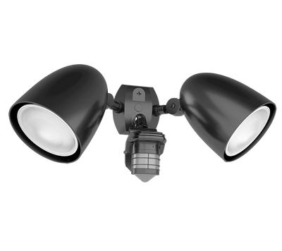RAB Lighting STEALTH Sensor + PAR LED Lamp Kit, Bullet Hood, 360° Detection, CCT Selectable, 38W, 3,600 Lumens, 120-277V, Bronze, STL360HB/L