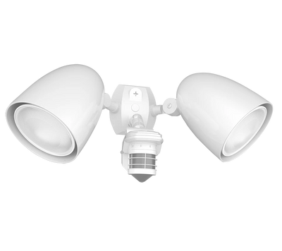 RAB Lighting STEALTH Sensor + PAR LED Lamp Kit, Bullet Hood, 360° Detection, CCT Selectable, 38W, 3,600 Lumens, 120-277V, White, STL360HBW/L