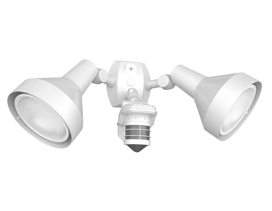 RAB Lighting STEALTH Sensor + PAR LED Lamp Kit, Bell Hood, 360° Detection, CCT Selectable, 38W, 3,600 Lumens, 120-277V, White, STL360HW/L