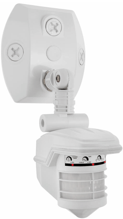 RAB Lighting SuperStealth Outdoor Sensor, 360° Detection, 120V, White, STL360W