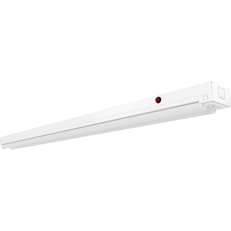 RAB Lighting STRP4H LightCloud Blue LED Strip, 40/30/20W, CCT Selectable, Microwave Occupancy Sensor, Battery Backup, White, STRP4H/LCBS/MVS/E