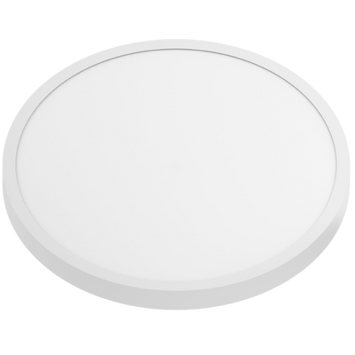 RAB Lighting SUMO 19" Round LED Surface Mount, Lightcloud Blue, SmartShift, 29W, CCT Selectable, 2,300 Lumens, 120-277V, White, SUMO19-LCB