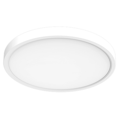 RAB Lighting SUMO34 12" Round LED Surface Mount, 13W, CCT Selectable, 1,013 Lumens, 120-277V, White, SUMO34-R-12