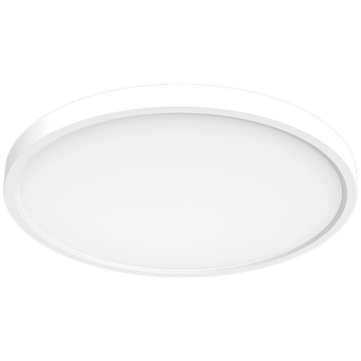 RAB Lighting SUMO34 15" Round LED Surface Mount, 17W, CCT Selectable, 1,385 Lumens, 120-277V, White, SUMO34-R-15
