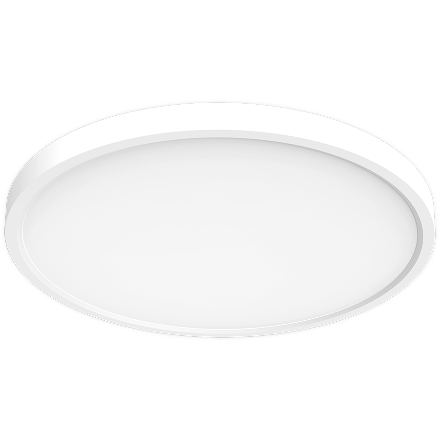 RAB Lighting SUMO34 15" Round LED Surface Mount, 17W, CCT Selectable, 1,385 Lumens, 120-277V, White, SUMO34-R-15