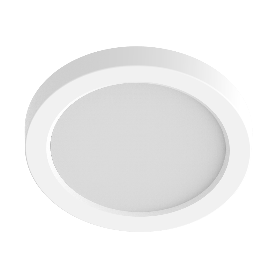 RAB Lighting 16 Watt 9" LED Round Surface Mount, CCT Selectable, 1,300 Lumens, 120-277V, SUMOFA-9R-16-95CCT-UNVT-W
