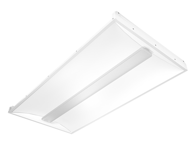 RAB Lighting 2x4 SWISH Island LED Troffer, Microwave Occupancy Sensor, CCT Selectable, 3,537 thru 5,561 Lumens, 120-277V, SWISHFA-ISLAND2X4/MVS