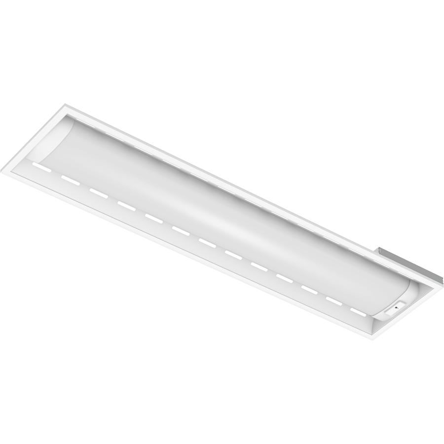 RAB Lighting SWISH 1X4, 35/26/18W, CCT Selectable, Air Handling, LCBS, Motion Sensor, White, SWISHAIR1X4/LCBS/MVS