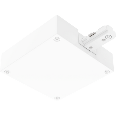 RAB Lighting T-Bar End Feed, White, TK-TF
