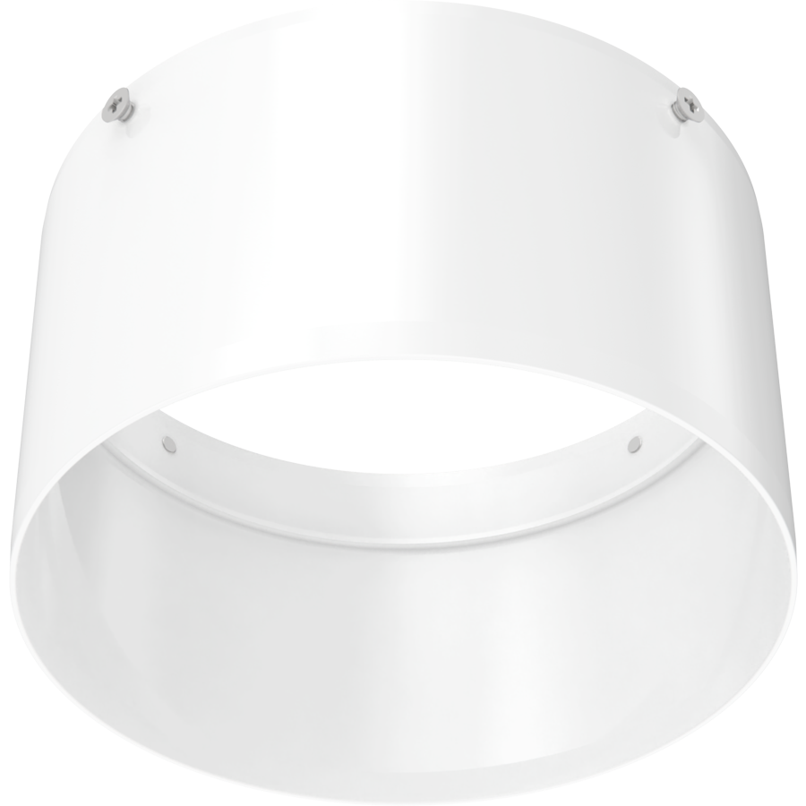 RAB Lighting TRACK22 Track Light Large, Snoot, White, TK22L-S