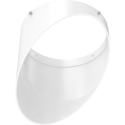 RAB Lighting TRACK22 Track Light Large, Wall Wash, White, TK22L-WW