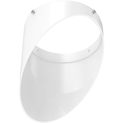 RAB Lighting TRACK22 Medium Track Light, Wall Wash, White, TK22M-WW