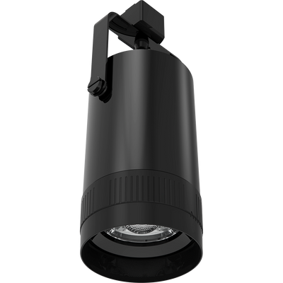 RAB Lighting TRACK22 Medium Track Light, 20/15/10W, CCT Selectable, Black, TK22MB