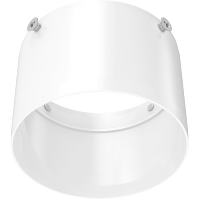 RAB Lighting TRACK22 Track Light Small, Snoot, White, TK22S-S