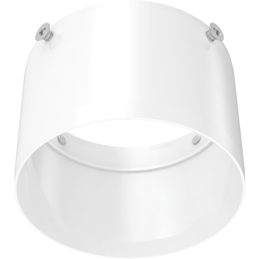 RAB Lighting TRACK22 Track Light Small, Snoot, White, TK22S-S