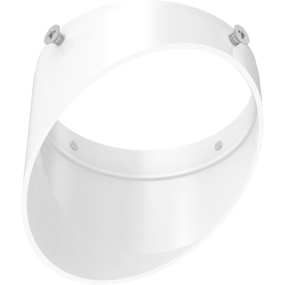 RAB Lighting TRACK22 Track Light Small, Wall Wash, White, TK22S-WW