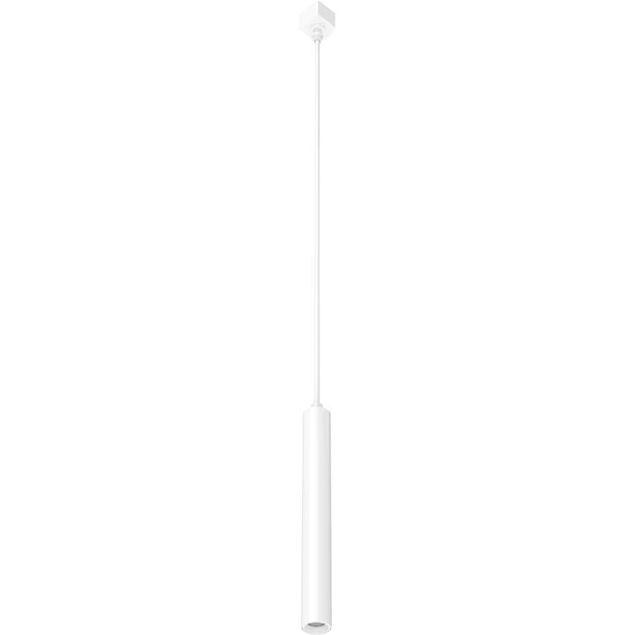 RAB Lighting Track Pendant Light Small, 8W, 3000K, White, TKPSY