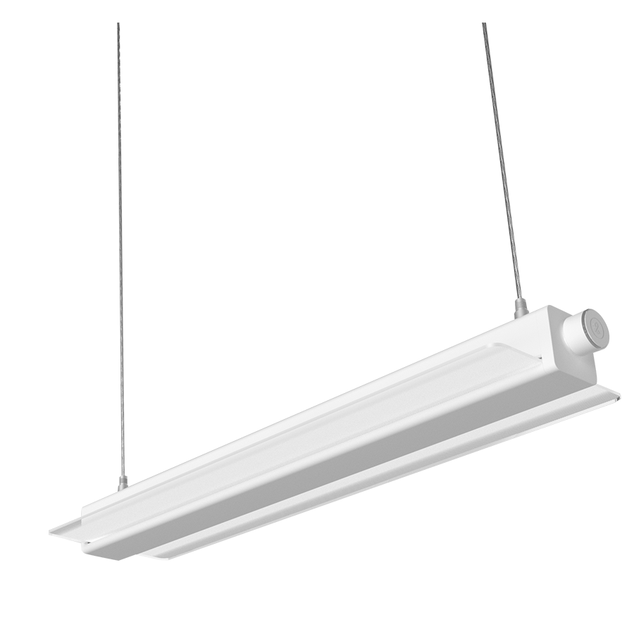 RAB Lighting TOMO 2 FT LED Wrap, 12/18/24W, CCT Selectable, Power Select, LightCloud Controller, White, TOMO-2/LC