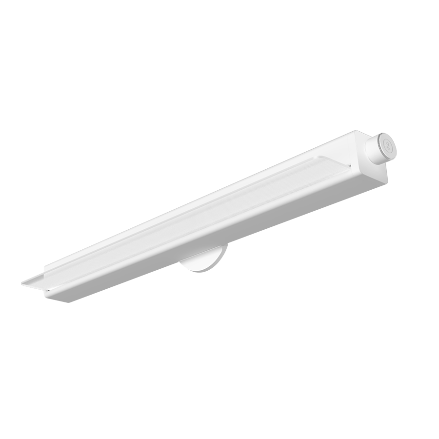 RAB Lighting TOMO 2 FT Wall Mount LED, 6/9/12W, CCT Selectable, LightCloud Controller, White, TOMO-2WM/LC