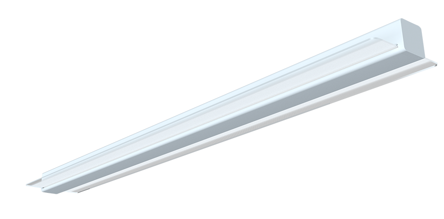 RAB Lighting TOMO 4 Ft., 24/36/48W, CCT Selectable, LightCloud, Battery Backup, White, TOMO-4/LC/E