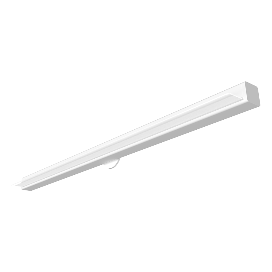 RAB Lighting TOMO LED Wrap, 4 Ft. Wall Mount, 12/18/24W, CCT Selectable, LightCloud Control, Battery Backup, White, TOMO-4WM/LC/E