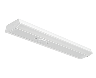 RAB Lighting TreadSafe 2 ft Stairwell Light, 28W, 4000K, 120-277V, Ultrasonic Bi-Level, White, TSLED2-28N/D10/US/BL