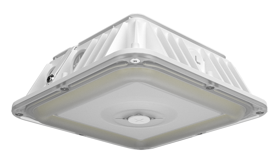 RAB Lighting VAN17 8"x8" LED Field Adjustable Canopy Light, 30 | 25 | 20W, CCT Selectable, Photocell, 120-277V, White, VAN17-30W