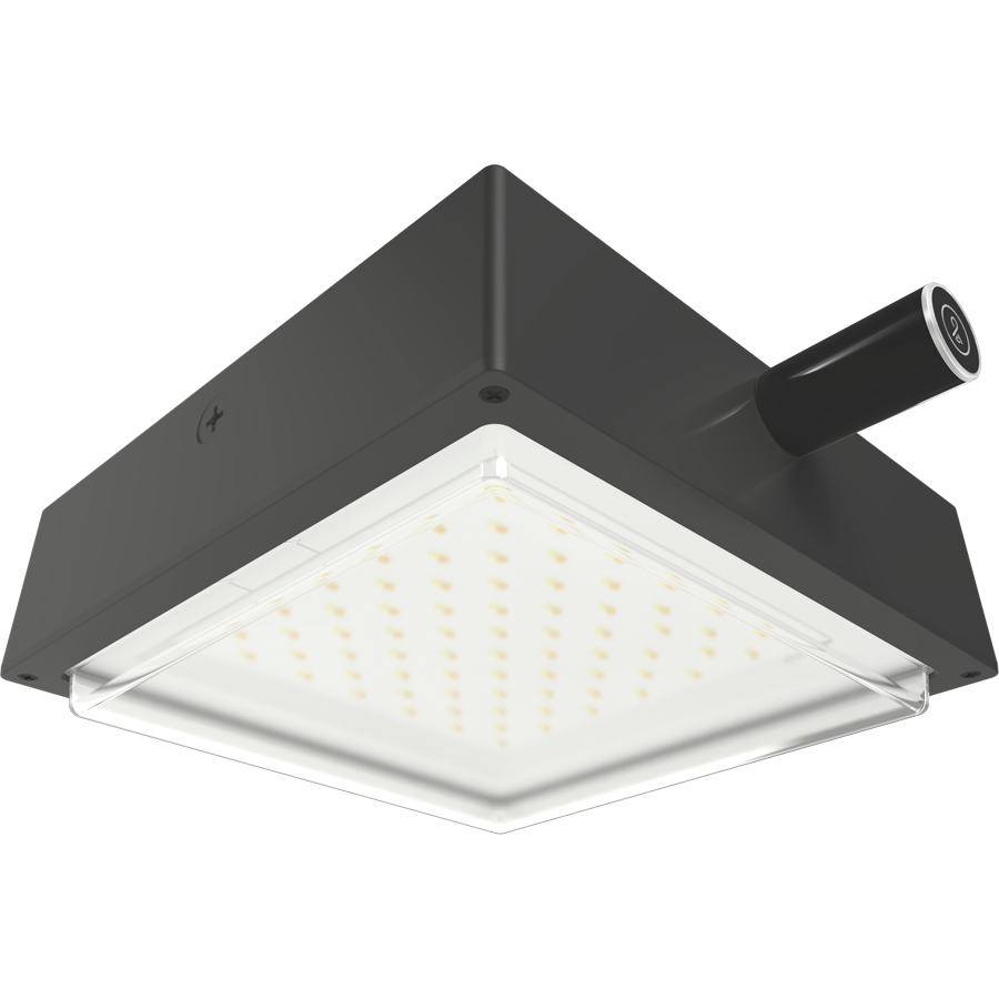 RAB Lighting VAN34, 60/50/40W, CCT Selectable, Microwave Sensor, LightCloud, Bronze, VAN34-60/LC