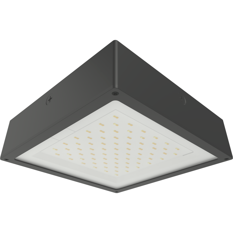 RAB Lighting VAN34, 90/80/70W, CCT Selectable, 480V, Bronze, VAN34-90F/480