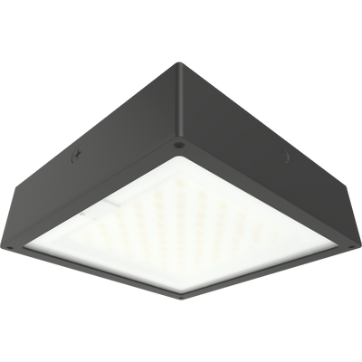 RAB Lighting VAN34 Canopy Light, 30/20/10W, CCT Selectable, Microwave Sensor, Battery Backup, Bronze, VAN34-30FFR/MVS/E