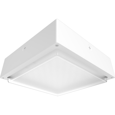 RAB Lighting VAN34 Canopy Light, 30/20/10W, CCT Selectable, 480V, Frosted, White, VAN34-30FRW/480