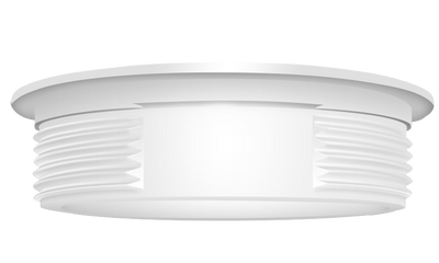 RAB Lighting Vaporproof 200 Ceiling Fixture, 150W, A19 Lamp, White, VC2W