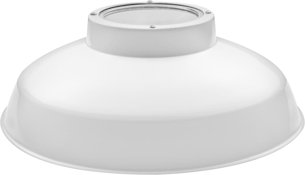 RAB Lighting Vaporproof Dome Reflector, VP 200 Series, White, RV200ST