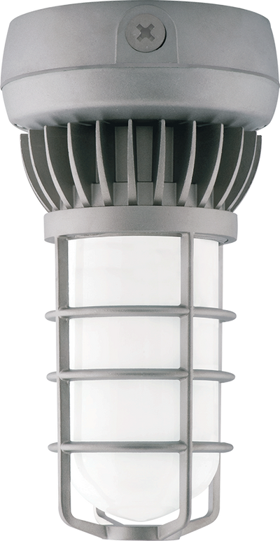 RAB Lighting 13 Watt LED Vaporproof Ceiling Mount, 5000K, 729 Lumens, 120-277V, VXLED13DG