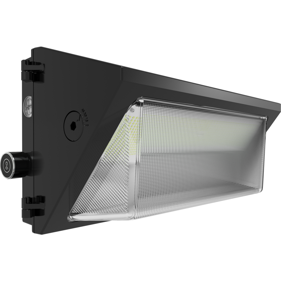 RAB Lighting W22 Large Wall Pack, 150/125/100/75W, CCT Selectable, Adjustable Throw, Bronze, W22-L-150/LCBS/MVS