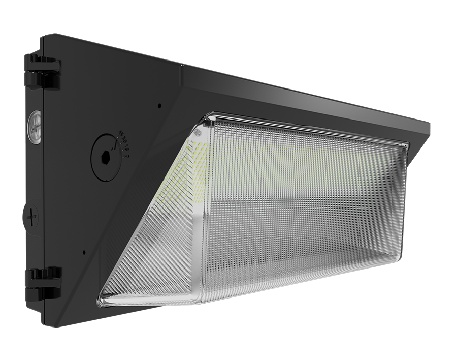 RAB Lighting W22 Large Wall Pack, 150/125/100/75W, CCT Selectable, Adjustable Throw, Bronze, W22-L-150